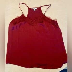 Nine West - Red lace/satin camisole - SZ M - New W/o tags